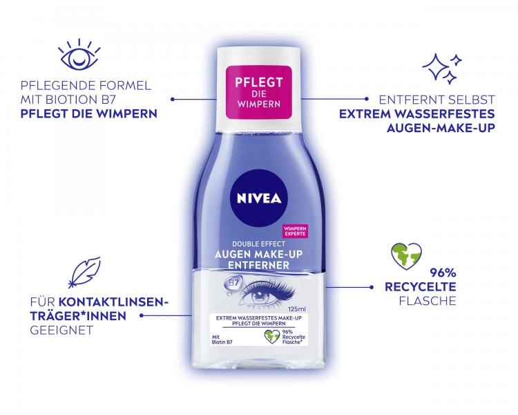 Nivea Augen Make-up Entferner Double Effect