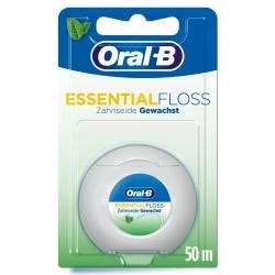 Oral-B Essentialfloss Zahnseide gewachst Minze