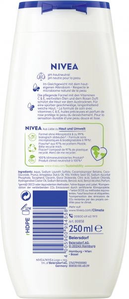 Nivea Rose & Almond Oil Pflegedusche