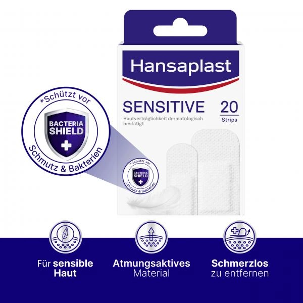 Hansaplast Sensitive 20 Strips