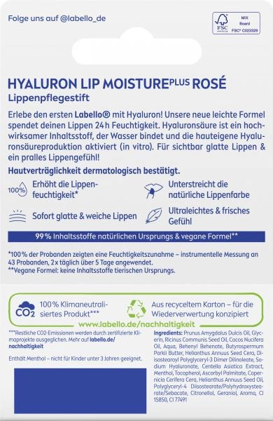 Labello Hyaluron Lip Moisture Plus Rosé