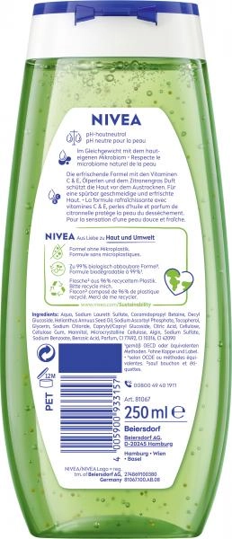 Nivea Lemongrass & Oil Pflegedusche