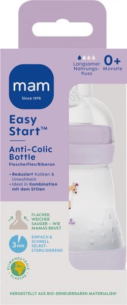 MAM Easy Start Anti-Colic Flasche matt