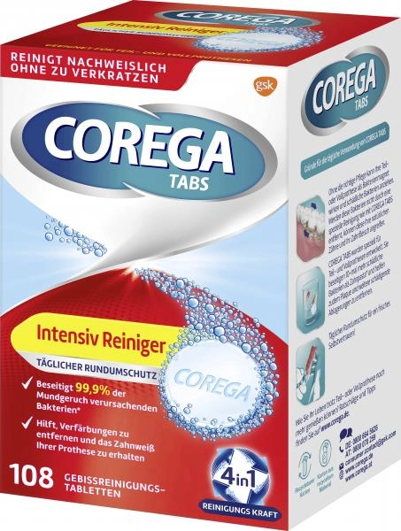 Corega Tabs Intensiv Reiniger Gebissreinigungs