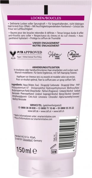 Schwarzkopf Taft Locken Styling Balm Haltegrad 3