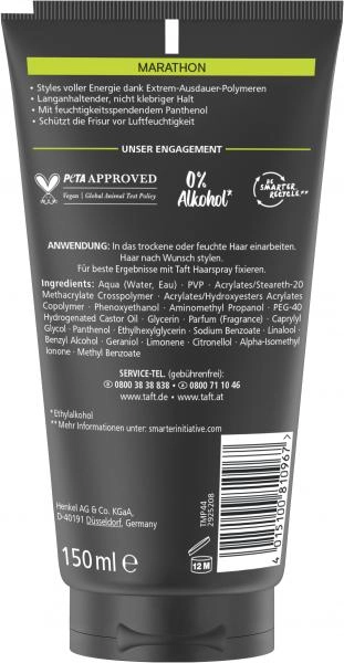 Schwarzkopf Taft Marathon Styling Gel Halt 6