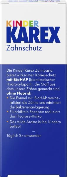 KAREX KINDER Zahnpasta 2- 6 Jahre Ohne Fluorid