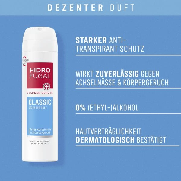 Hidro Fugal Anti-Transpirant Classic Deo Spray