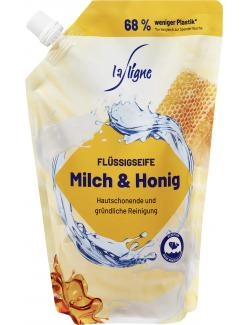 La Ligne Flüssigseife Milch und Honig Nachfüllbeutel