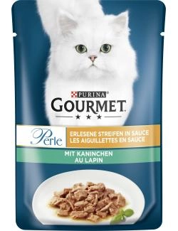 Purina Gourmet Perle Erlesene Streifen in Sauce mit Kaninchen