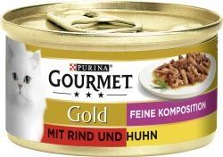 Purina Gourmet Gold Feine Komposition mit Rind & Huhn