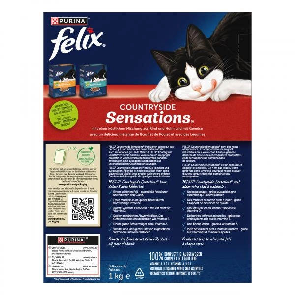 Felix Countryside Sensations Mischung aus Rind und Huhn und mit Gemüse