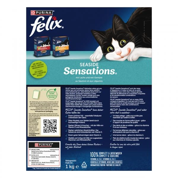 Felix Seaside Sensations mit Lachs und mit Gemüse