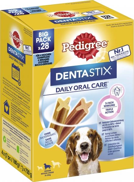 Pedigree Dentastix für mittelgroße Hunde