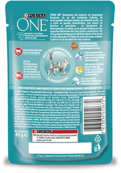 Purina One Sterilcat mit Lachs und Karotte