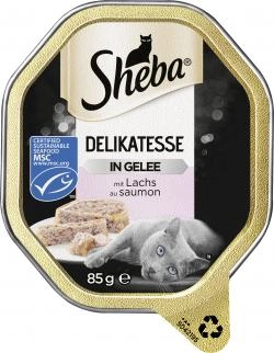 Sheba Delikatesse in Gelee mit Lachs