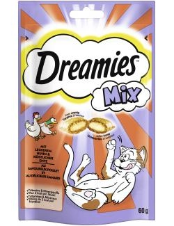 Dreamies Katzensnack mit Huhn und Ente