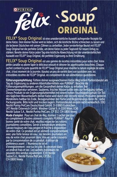 Felix Soup Original Kabeljau-Thunfisch-Scholle