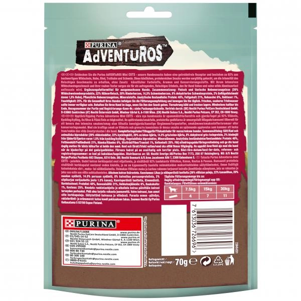 Purina Adventuros Mini Cuts Wildschwein