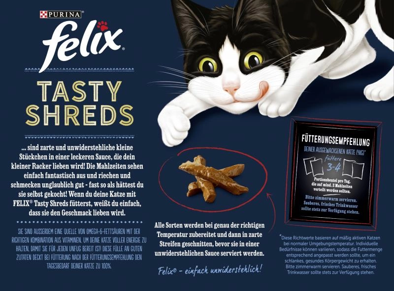 Felix Tasty Shreds Geschmacksvielfalt vom Land