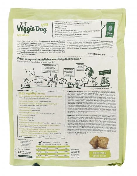 Green Petfood VeggieDog Adult Grainfree mit Kartoffel & Erbse