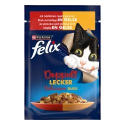 Felix Doppelt lecker in Gelee Rind & Geflügel