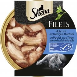 Sheba Filets Huhn mit nachhaltigem Thunfisch MSC