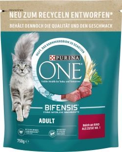 Purina One Bifensis Adult Reich an Rind