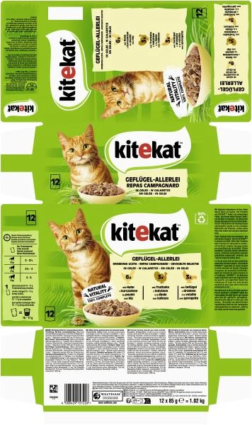 Kitekat Geflügel-Allerlei in Gelee