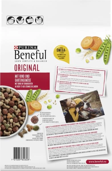 Purina Beneful Original mit Rind und Gartengemüse