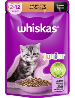 Whiskas Junior mit Geflügel in Sauce