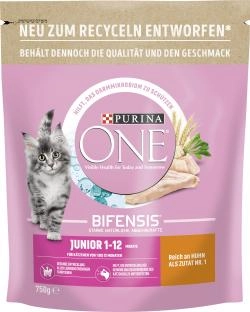 Purina One Bifensis Junior Huhn Reich an Huhn