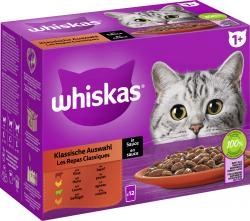 Whiskas 1+ Klassische Auswahl in Sauce