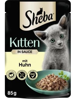 Sheba Kitten in Sauce mit Huhn