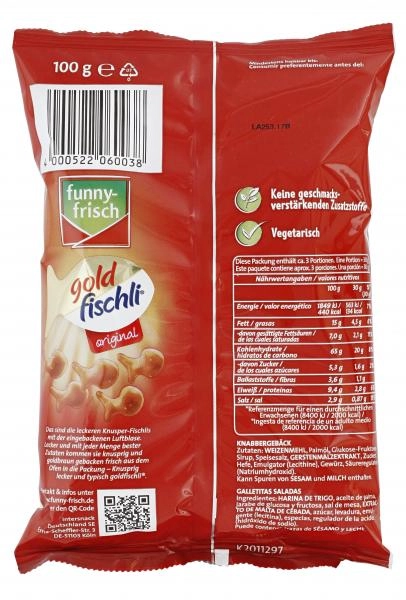 Funny-frisch Gold fischli original