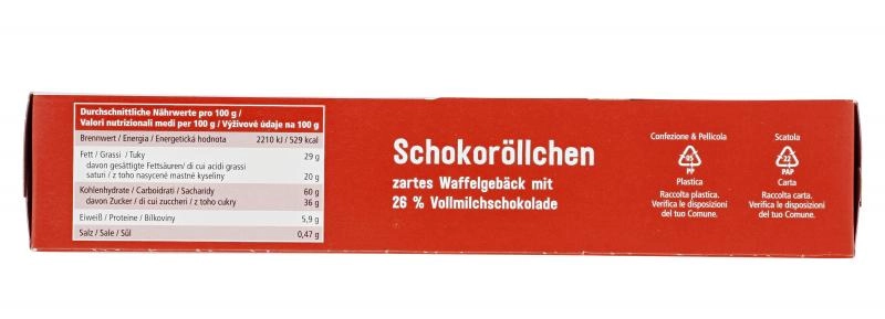 Jeden Tag Schoko-Röllchen Vollmilch