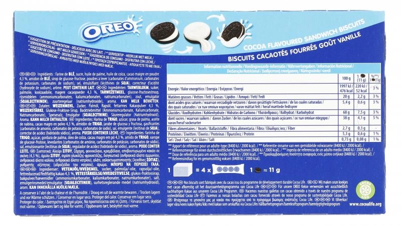 Oreo Doppelkekse Original Vanillecreme