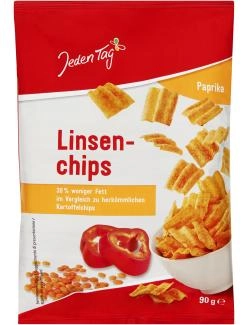 Jeden Tag Linsenchips Paprika