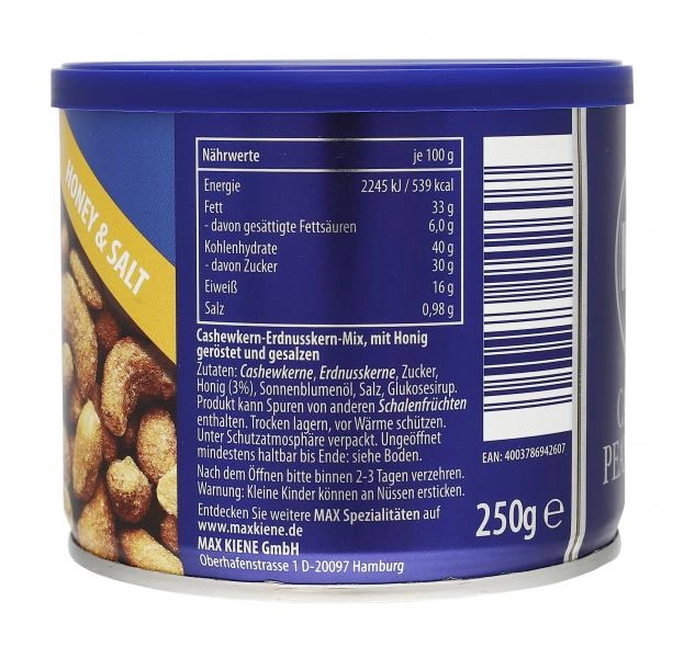 Max Cashew Peanut-Mix Honig-Salz