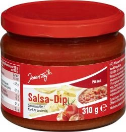 Jeden Tag Salsa-Dip pikant