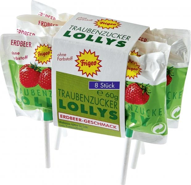 Frigeo Traubenzucker Lollys