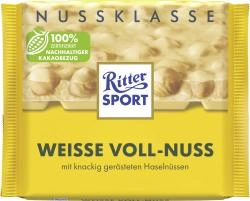 Ritter Sport Nussklasse Weiße Voll-Nuss