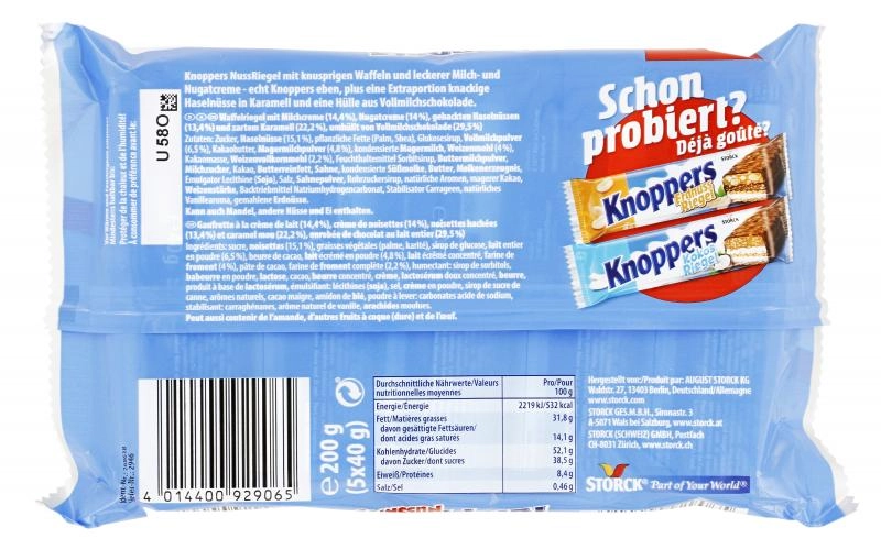 Knoppers Nussriegel 5er