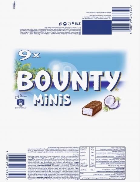 Bounty Minis Schokoriegel