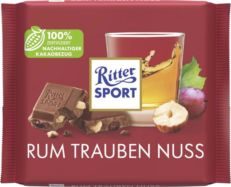 Ritter Sport Vielfalt Rum Trauben Nuss