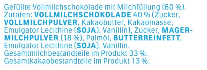 Kinder Schokolade Vorratspack