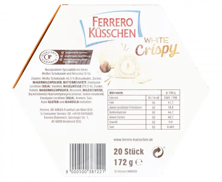 Ferrero Küsschen White Crispy