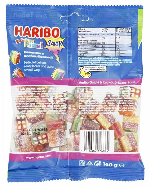 Haribo Rainbow Pixel Sauer