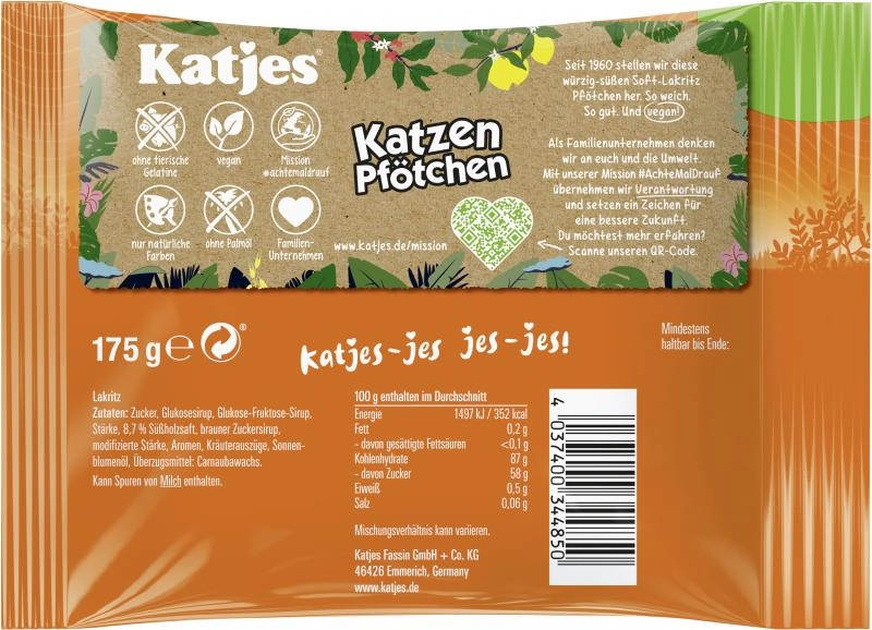 Katjes Katzen Pfötchen