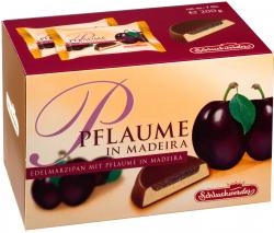 Schluckwerder Pflaume in Madeira Edelmarzipan